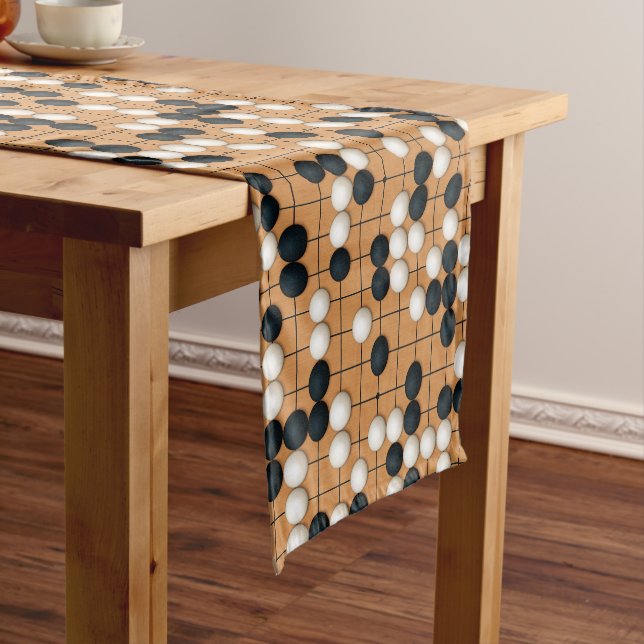 Let's Play Go Short Table Runner (In Situ)