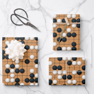 Let's Play Go Wrapping Paper Sheet