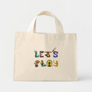 Let's Play Mini Tote Bag