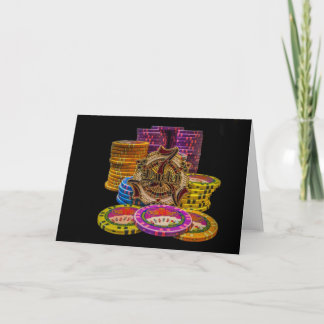 Lets Play Poker Greeting Card