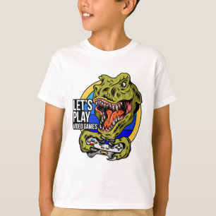 Let's Play T-Rex Gamer T-Shirt