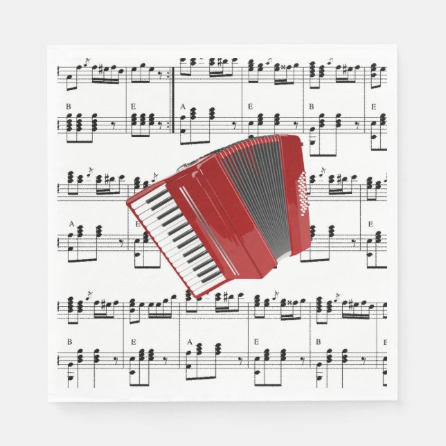 Let's Polka Napkin (Front)