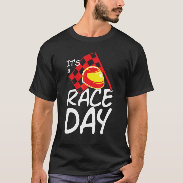 Lets Race Go Kart Racing Kart   T-Shirt (Front)