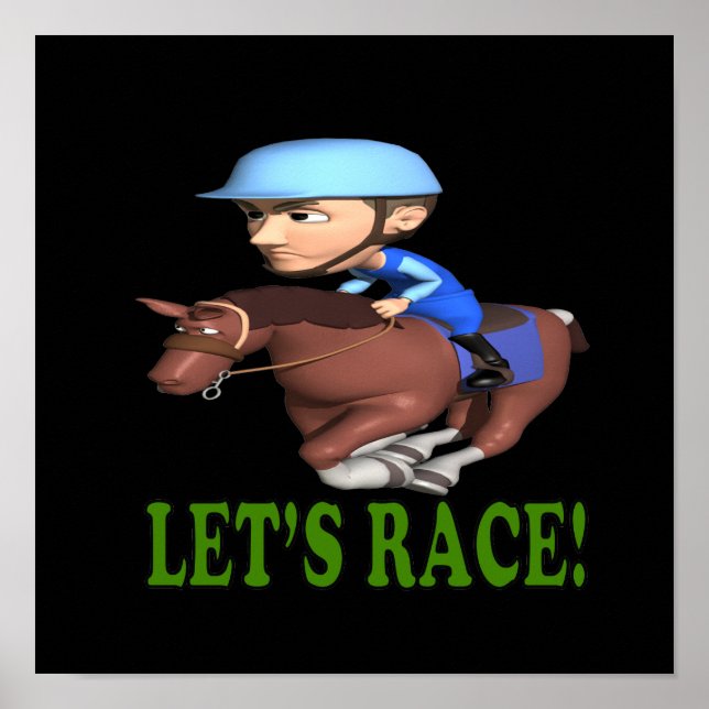 Lets Race Poster (Front)