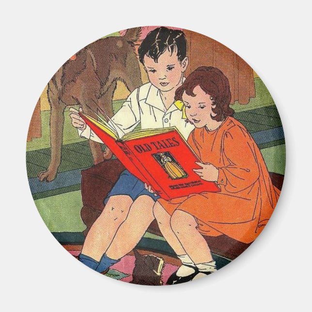Let's Read a Story Magnet (Front)