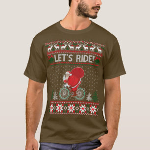 Lets Ride Bicycle Ugly Christmas Sweater Funny San
