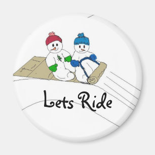 Lets Ride Magnet