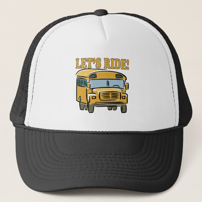 Lets Ride Trucker Hat (Front)