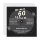 Let's Rock 60 Years Vintage Record Label Birthday