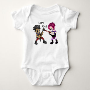 Let's Rock  Baby Bodysuit