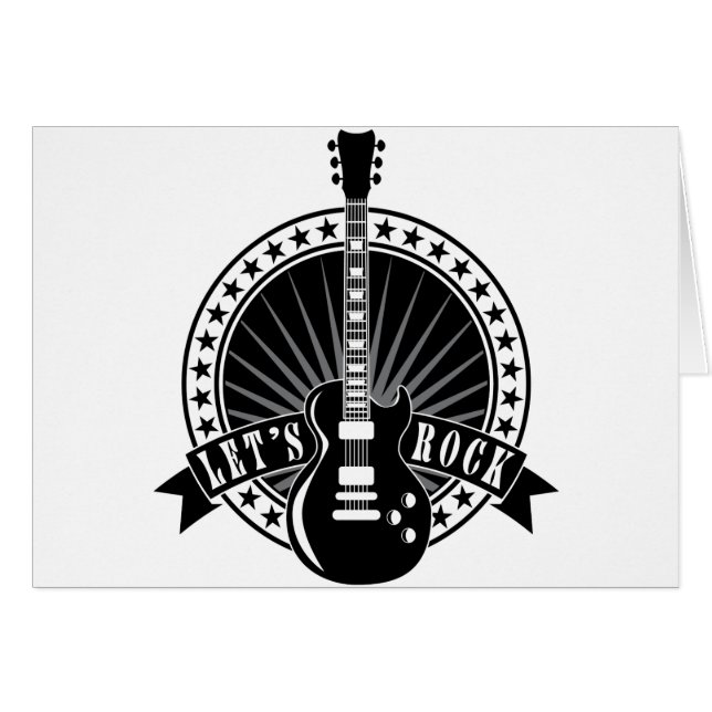 Let's rock e-guitar (Front Horizontal)
