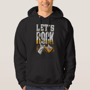 Lets Rock Electronic Rock Guitar Hoodie