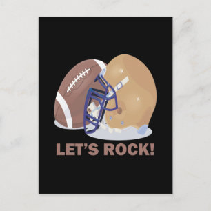 Lets Rock Postcard