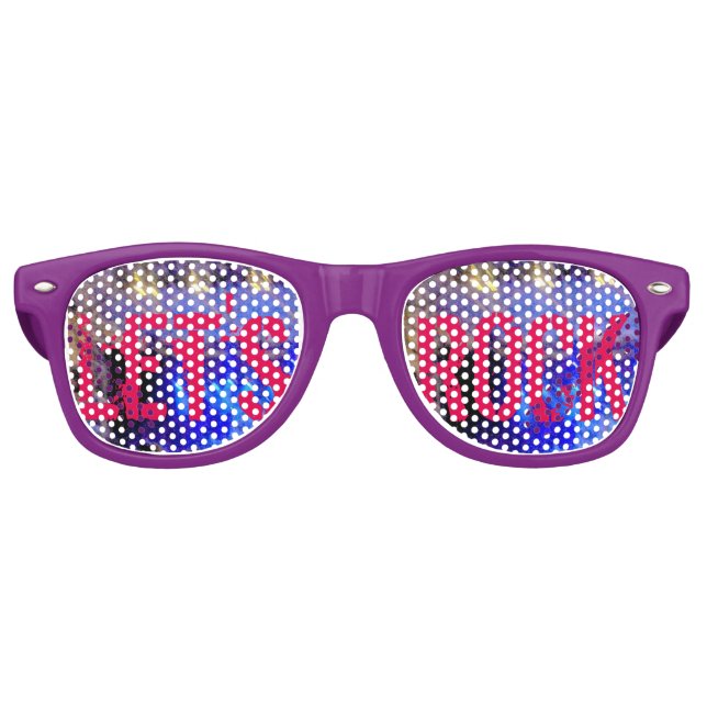 Let's Rock Retro Sunglasses (Front)