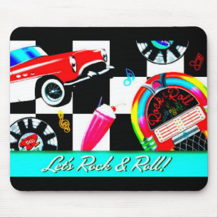 Let's Rock & Roll Mouse Mat