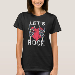 Lets Rock Vintage History Of Rock And Roll Concert T-Shirt