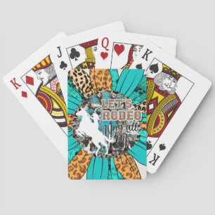 Let's Rodeo, Y'all!  Playing Cards
