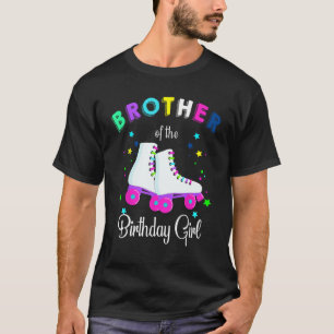 Let's Roll Brother of the Birthday Girl Roller Ska T-Shirt