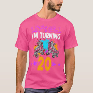 Let'S Roll I'M Turning 20 Roller Skater Birthday S T-Shirt