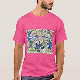 Let'S Roll - Jiu-Jitsu - Bjj Art - Original Painti T-Shirt