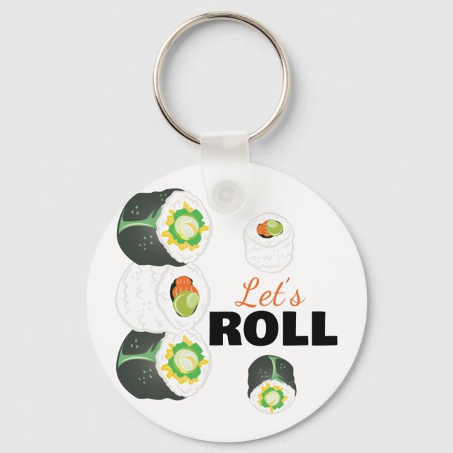 Lets Roll Key Ring (Front)
