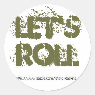 Let's Roll Sticker