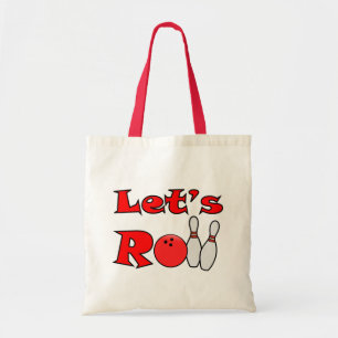 Let's Roll Tote Bag - Bowling Party Favours