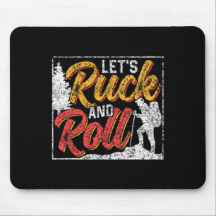 Let's Ruck And Roll Workout Backpack Rucksack Ruck Mouse Mat
