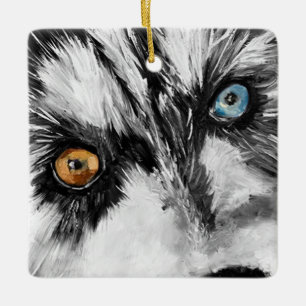 Let's Run Alaskan Ceramic Ornament