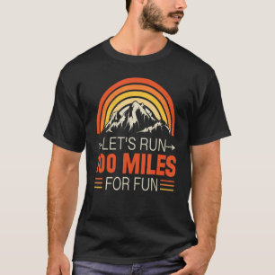 Lets Run For Fun Rainbow Marathon Runner Summit Ru T-Shirt