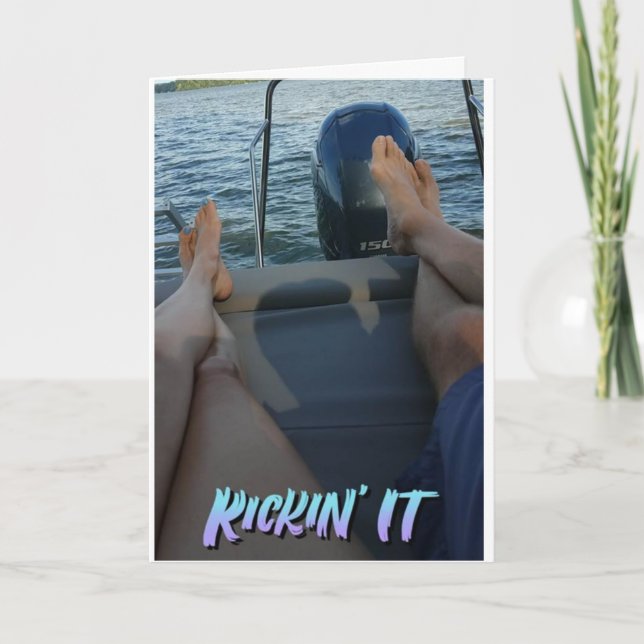 **LET'S SAIL AWAY** AND CELEBRATE OUR ANNIVERSARY CARD (Front)