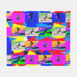 Lets Scoot - Stunt Scooter Rider Fleece Blanket