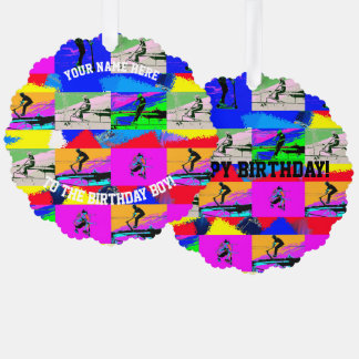 Lets Scoot - Stunt Scooter Rider Tree Decoration Card