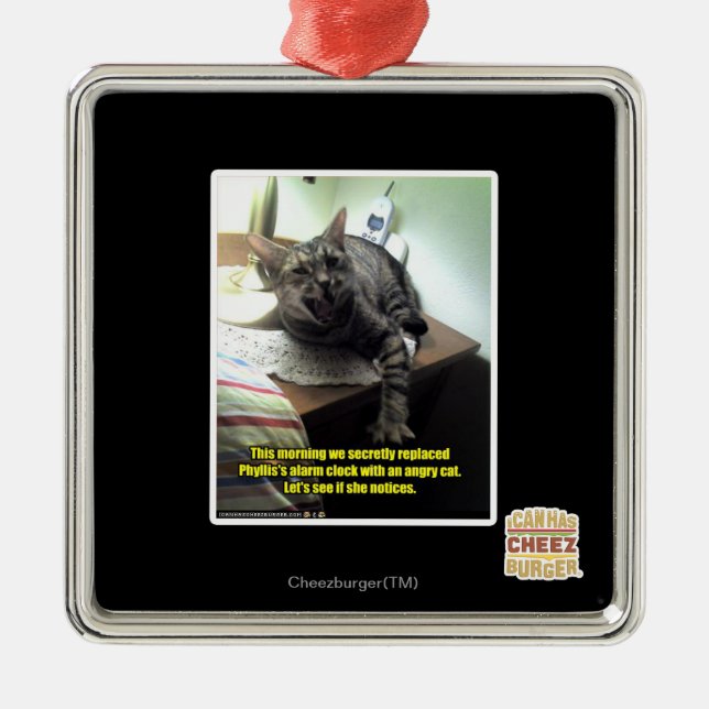 Let's see if she notices. metal tree decoration (Front)