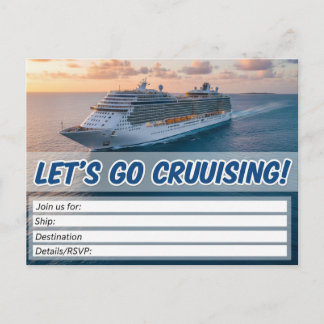 Let's Set Sail! Cruise Invitation