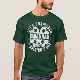 Let's Shamrock Savannah St Patrick's Day 2021 T-Shirt