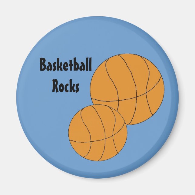 Let's Shoot Hoops Magnet (Front)