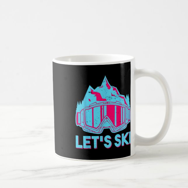 Let's Ski1  Coffee Mug (Right)