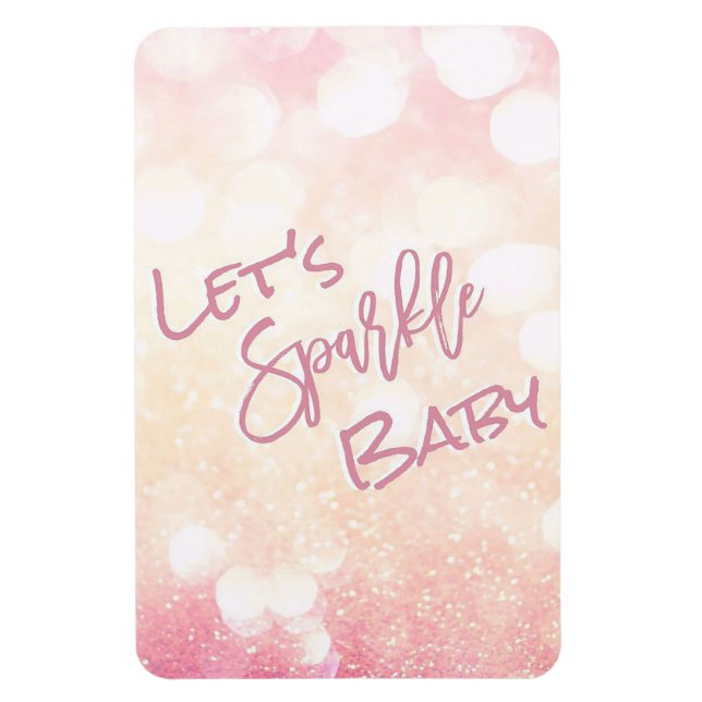 Lets Sparkle Baby Magnet (Vertical)