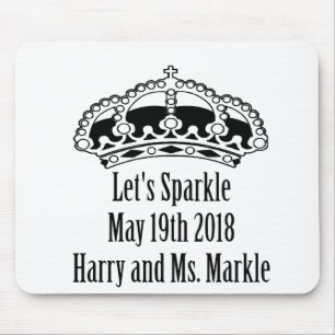 Let's Sparkle Harry & Meghan, May 19th 2018 Mouse Mat