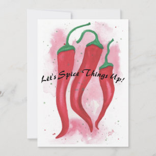 Let's Spice Things Up Thank You Card