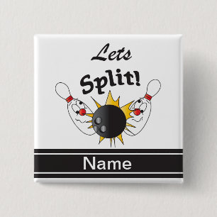 Lets Split Bowling Pins and Ball DIY Name