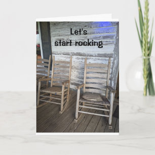 LET'S START "ROCKING" "60th BIRTHDAY" WISH Card