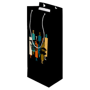 Lets Start to Travel Wine Gift Bag