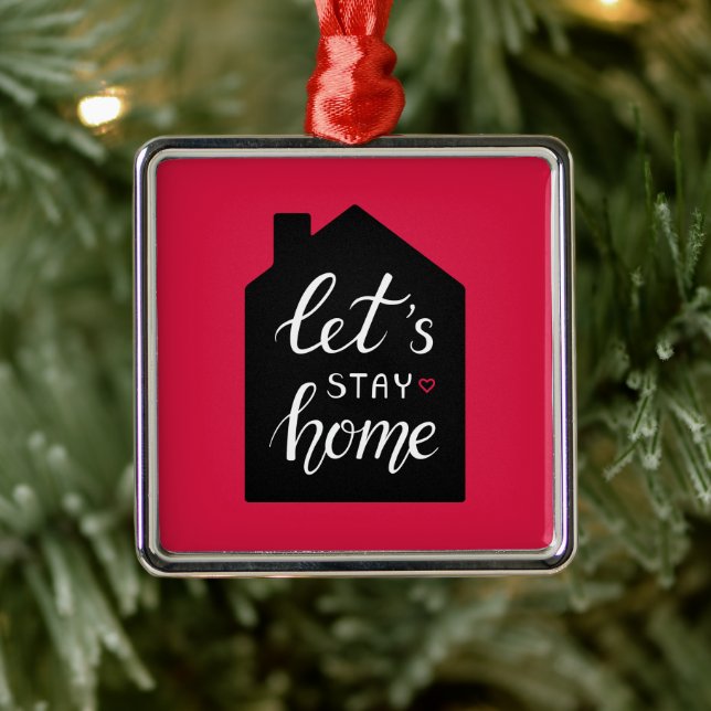 Let's Stay Home 2 Metal Tree Decoration (Tree)