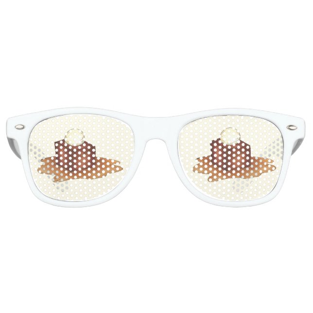 Let's Stick Together Sticky Toffee Pudding Retro Sunglasses (Front)