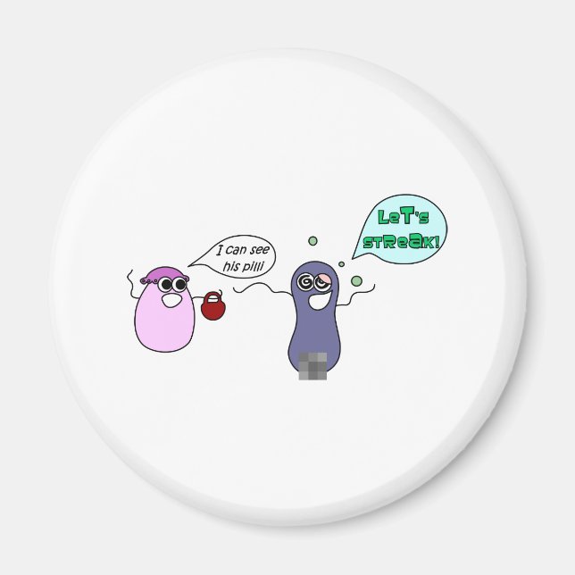 Let's Streak Magnet (Front)