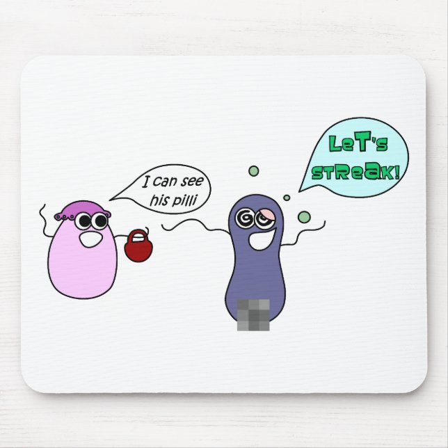 Let's Streak Mouse Mat (Front)