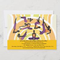 Let's Stretch Fitness Invitation