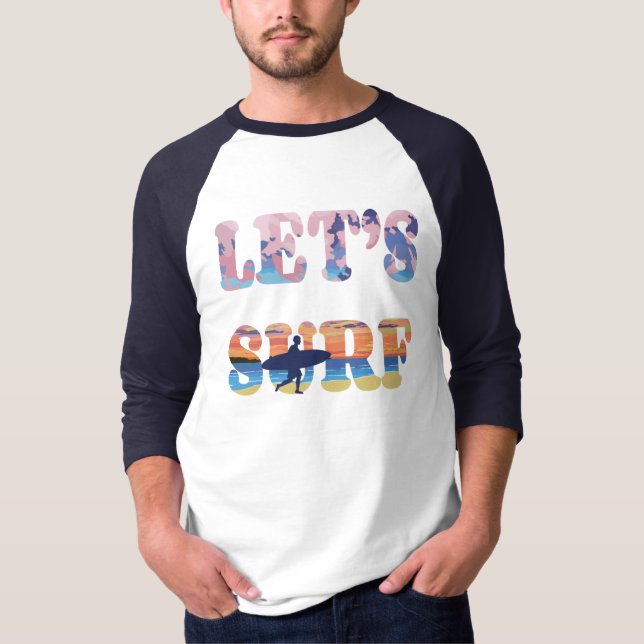 Let's Surf T-Shirt (Front)